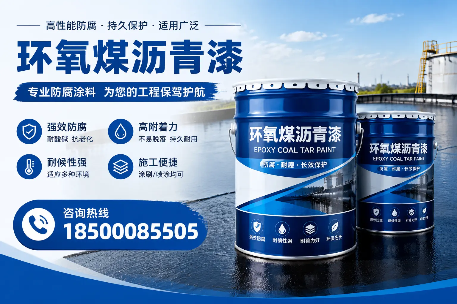 环氧煤沥青漆与其他漆类的比较,淄博用户的选择依据