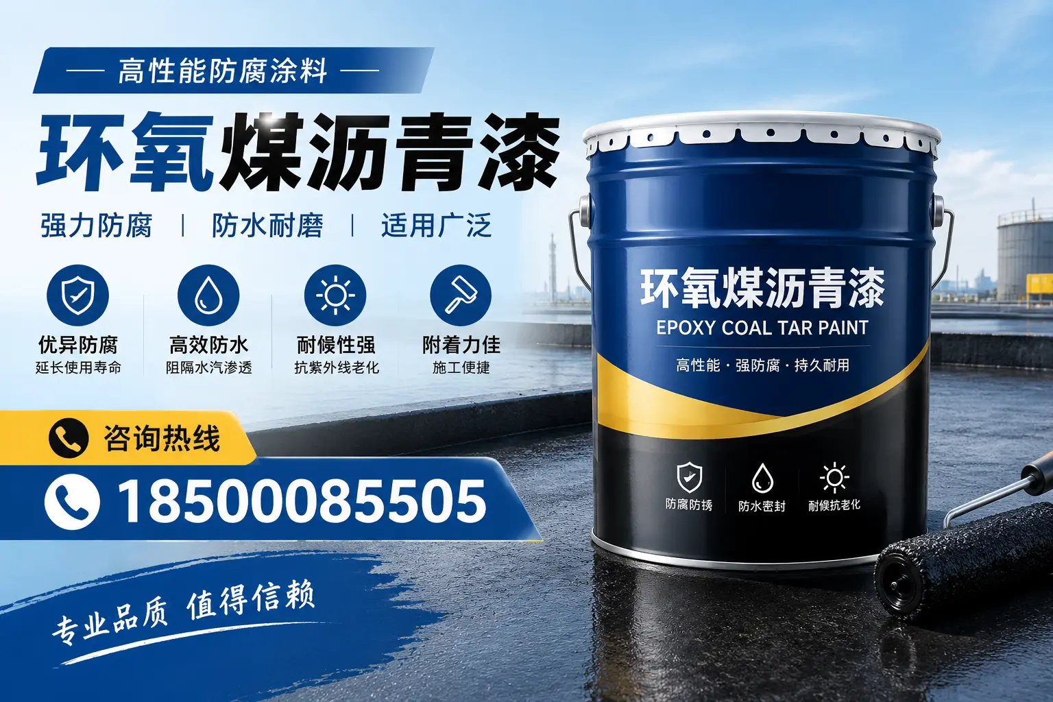环氧煤沥青漆的主要成分与功能,淄博用户深度了解